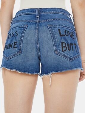 NEW MOTHER dodger fray short in bunny hop